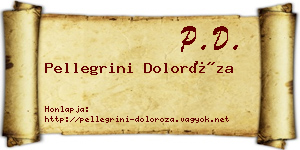 Pellegrini Doloróza névjegykártya